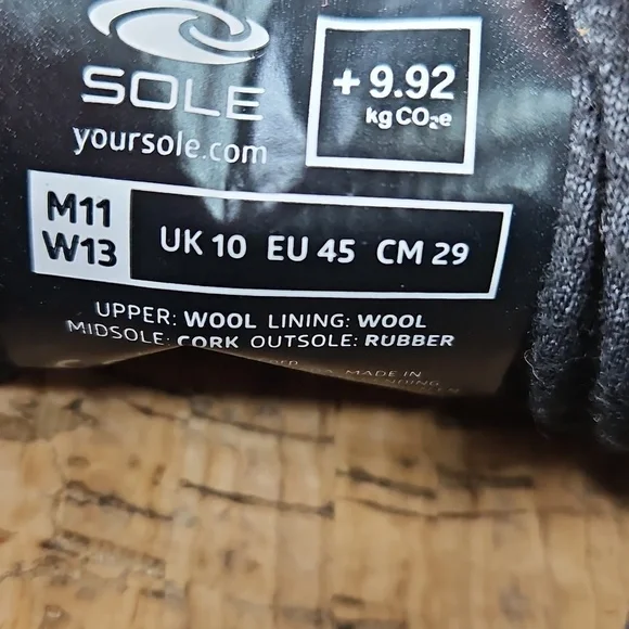 Sole x United By Blue UBB Jasper Wool Chukka Sz Mens 11 Womens 13 - Picture 6 of 8